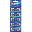 Rocket AG13-10BB BLISTER PACK 10PCS. Rocket AG13-10BB BLISTER PACK 10PCS.