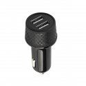 Forever car charger 1xUSB 2,4A + 1xUSB QC 3.0 LA-03 black Forever car charger 1xUSB 2,4A + 1xUSB QC 3.0 LA-03 black