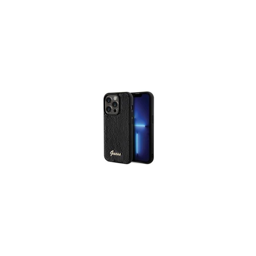 Guess GUHCP13LPSFDGSK iPhone 13 Pro | 13 6.1" czarny|black hardc – 2