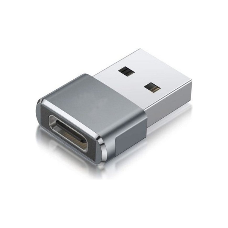 Fusion OTG adapter USB 3.0 to USB-C 3.1 silver color – 2