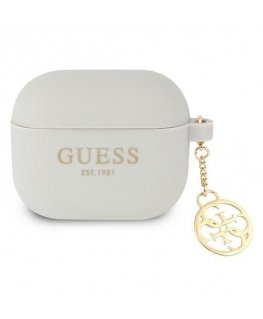 Guess 4G Charms Silicone Case for Airpods 3 Grey