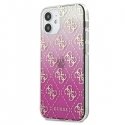 Guess GUHCP12SPCU4GGPI iPhone 12 mini 5,4" różowy|pink hardcase Guess GUHCP12SPCU4GGPI iPhone 12 mini 5,4" różowy|pink hardcase