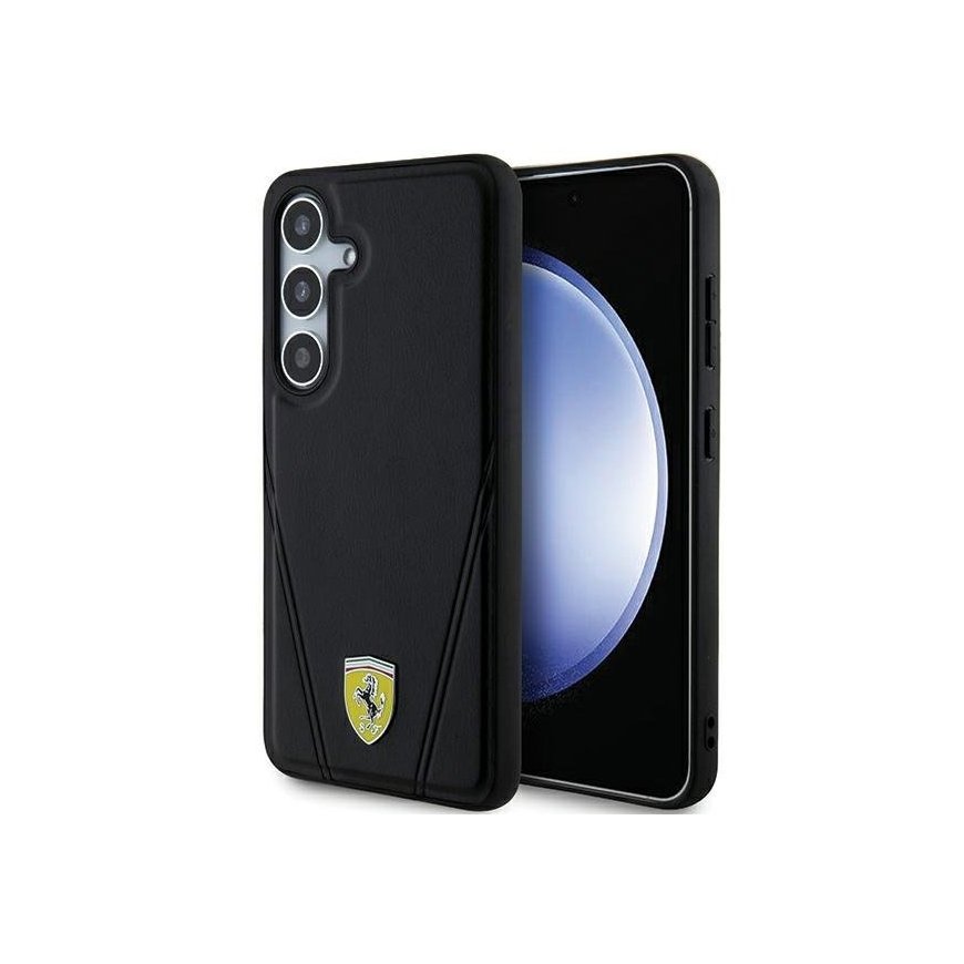 Ferrari FEHMS24MP3BAK S24+ S926 czarny|black hardcase Hot Stamp