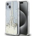 Guess PC|TPU Liquid Glitter Gold Stripe Case for iPhone 15 Plus Guess PC|TPU Liquid Glitter Gold Stripe Case for iPhone 15 Plus