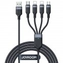 USAMS Kabel magnetyczny U-Sure lightning 1m 2.1A pleciony czerwo
