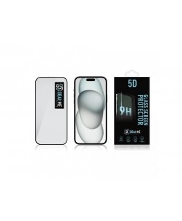 OBAL:ME 5D Glass Screen Protector for Apple iPhone 15 Black