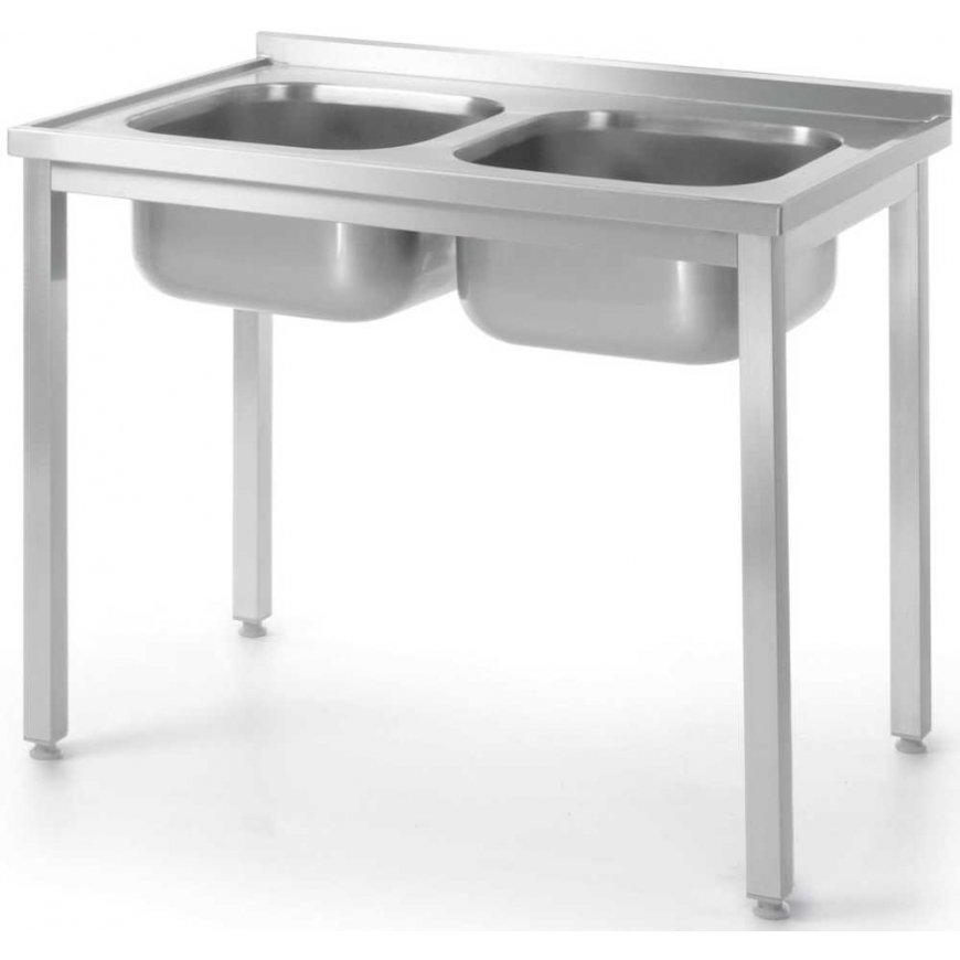 Hendi Budget Line Double Bowl Basin