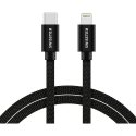 Swissten Textile Universāls Quick Charge 3.1 USB-C uz Lightning Swissten Textile Universāls Quick Charge 3.1 USB-C uz Lightning