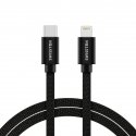 Swissten Textile Universāls Quick Charge 3.1 USB-C uz Lightning Swissten Textile Universāls Quick Charge 3.1 USB-C uz Lightning