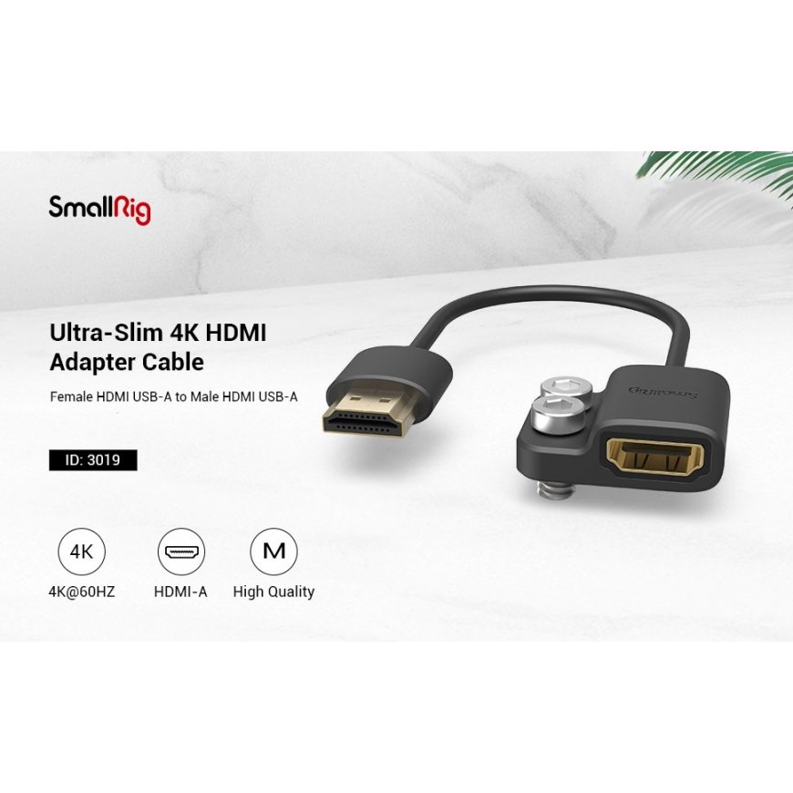 SmallRig 3019 HDMI Ultra Slim 4K