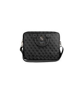 Guess PU Grained 4G Metal Logo Computer Bag 15|16" Black