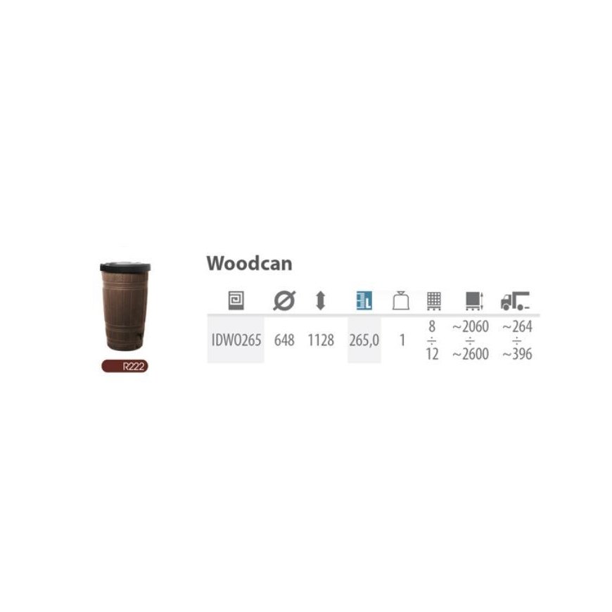 Prosperplast capacity for rainwater 265L