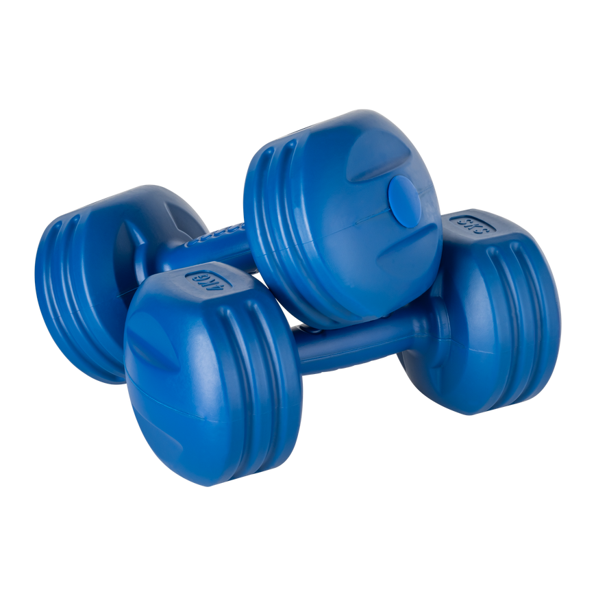 Set of bituminous dumbbells 20kg (2x1kg + 2x2kg + 2x3kg + 2x4kg), REBEL ACTIVE – 5