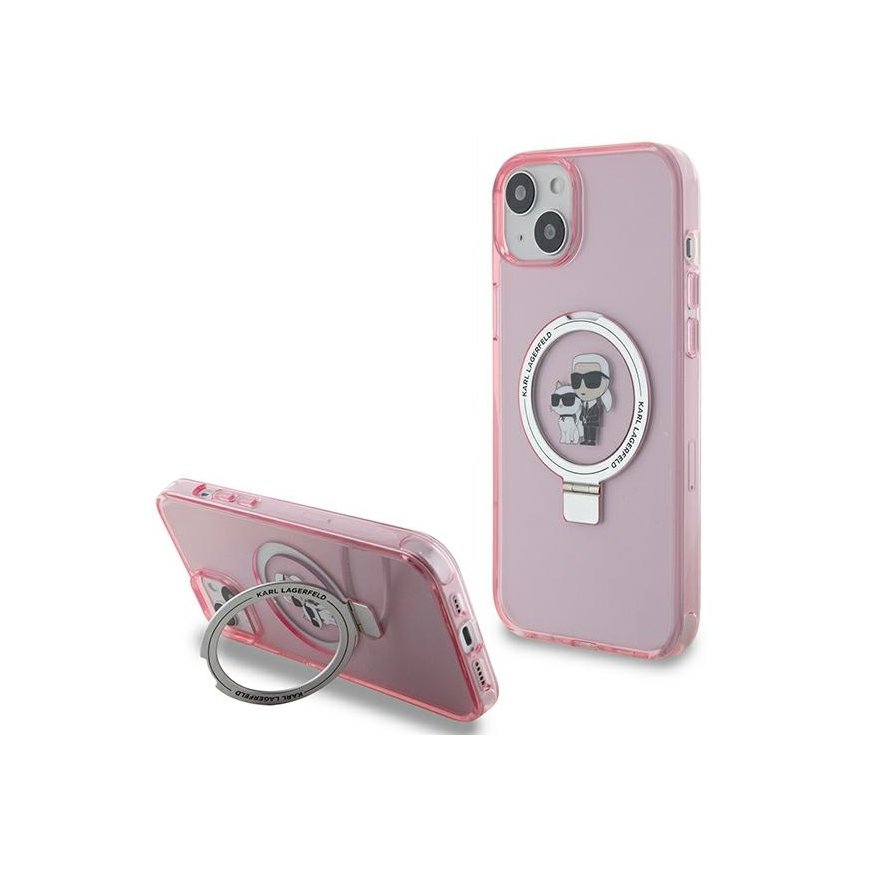 Karl Lagerfeld KLHMP15MHMRSKCP iPhone 15 Plus 6.7" różowy|pink h