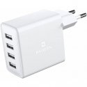 Swissten Smart IC Premium Tīkla Lādētājs USB 4 x USB 4A | 20W A Swissten Smart IC Premium Tīkla Lādētājs USB 4 x USB 4A | 20W A
