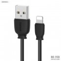 Remax Suji RC-134i USB | Lightning Cable 2.1A 1M black Remax Suji RC-134i USB | Lightning Cable 2.1A 1M black