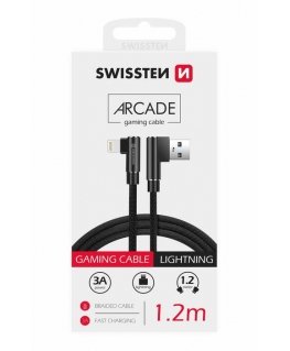 Swissten Pītais L Tipa Universāls Quick Charge 3.1 USB uz Lightn