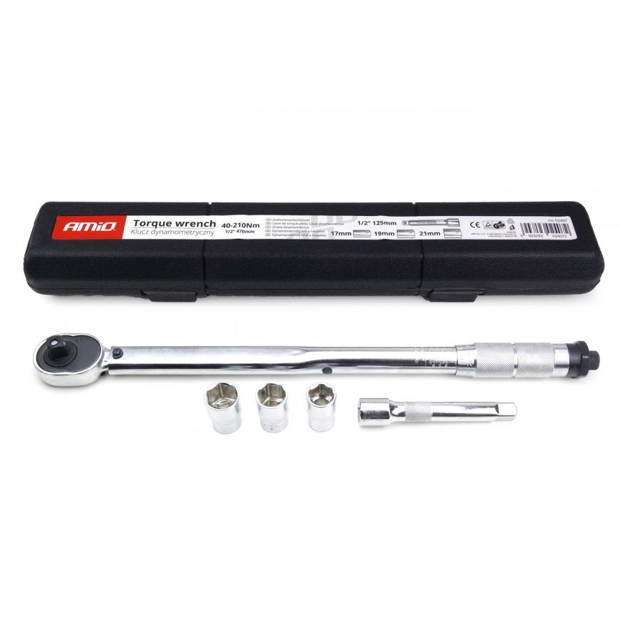 AMiO Torque wrench with socket 17