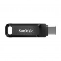 SanDisk Ultra Dual Drive USB zibatmiņa 128 GB USB Type-A / USB Type-C 3.2 Gen 1 (3.1 Gen 1) Melns, S