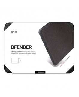 UNIQ etui Dfender laptop Sleeve 16" czarny|charcoal black