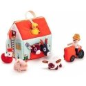 Lilliputiens Farma rozkładany domek z 6 zwierzątkami, rolnikiem i traktorem Lilliputiens Farma rozkładany domek z 6 zwierzątkami, rolnikiem i traktorem