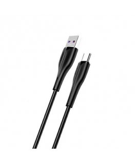USAMS Kabel U38 USB-C 5A Fast Charge for OPPO|HUAWEI 1m czarny|b