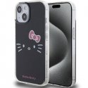 Hello Kitty HKHCP15SHKHLK iPhone 15 6.1" czarny|black hardcase I