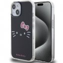 Hello Kitty HKHCP15SHKHLK iPhone 15 6.1" czarny|black hardcase I
