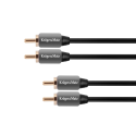Kruger & Matz 2xRCA - 2xRCA black - 3m Kruger & Matz 2xRCA - 2xRCA black - 3m