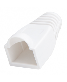 Unitek osłona wtyku RJ45, 6 mm, 100 szt. biała
