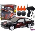 Lean Nuotoliniu būdu valdomas sportinis automobilis R/C 1:24 juodi keičiami ratai Lean Nuotoliniu būdu valdomas sportinis automobilis R/C 1:24 juodi keičiami ratai
