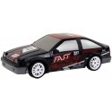 Lean Remote Control Sports Car R/C 1:24 Black Changeable Wheels Lean Remote Control Sports Car R/C 1:24 Black Changeable Wheels