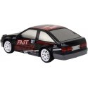 Lean Remote Control Sports Car R/C 1:24 Black Changeable Wheels Lean Remote Control Sports Car R/C 1:24 Black Changeable Wheels