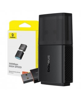 Adapter WiFi Baseus FastJoy 300Mbps (czarny)