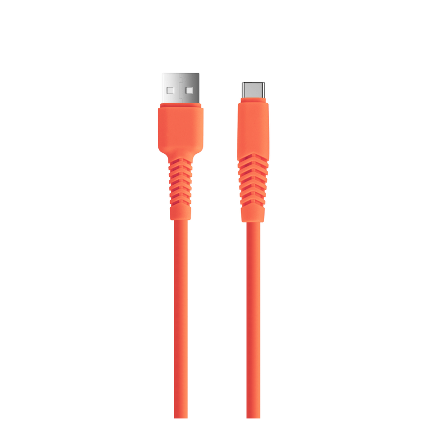 Setty cable USB - USB-C 1,5 m 2,1A KSA-C-1.5210 orange