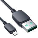 Lightning - USB 2.4A cable 1.2m Joyroom S-AL012A14 - black Lightning - USB 2.4A cable 1.2m Joyroom S-AL012A14 - black