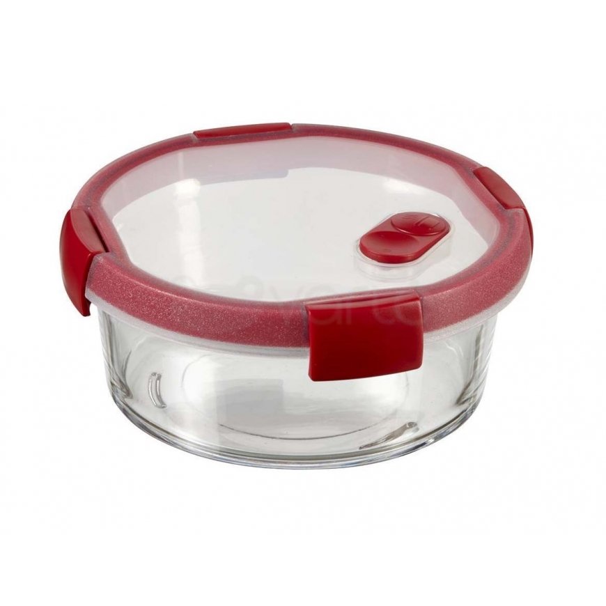 Curver / Keter CURVER ROUND COOK CONTAINER 0.6L / TRANSPARENCY/ Red – 2