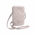 Guess PU 4G Triangle Logo Wallet Phone Bag Zipper Pink Guess PU 4G Triangle Logo Wallet Phone Bag Zipper Pink