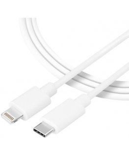 Tactical Smooth Thread Cable USB-C|Lightning 0.3m White