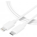 Tactical Smooth Thread Cable USB-C|Lightning 0.3m White Tactical Smooth Thread Cable USB-C|Lightning 0.3m White