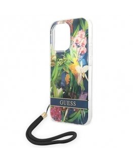 Guess GUOHCP14LHFLSB iPhone 14 Pro 6,1" niebieski|blue hardcase