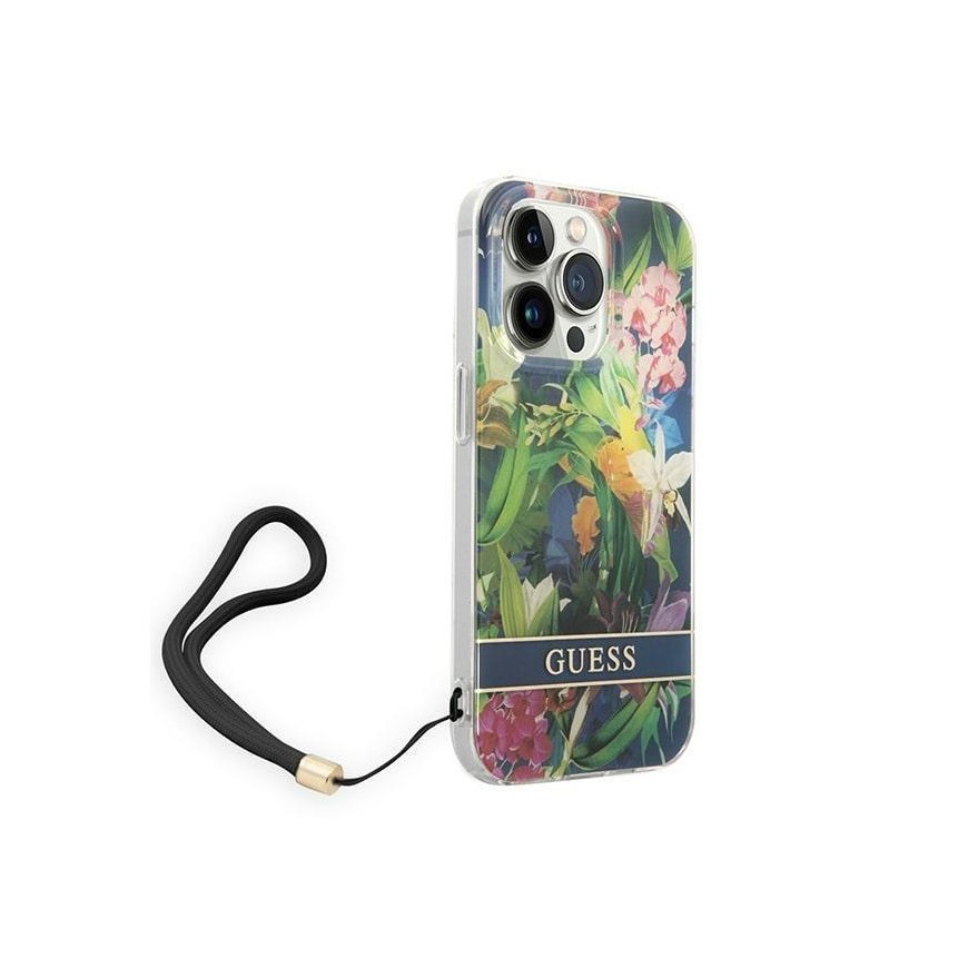 Guess GUOHCP14LHFLSB iPhone 14 Pro 6,1" niebieski|blue hardcase – 2