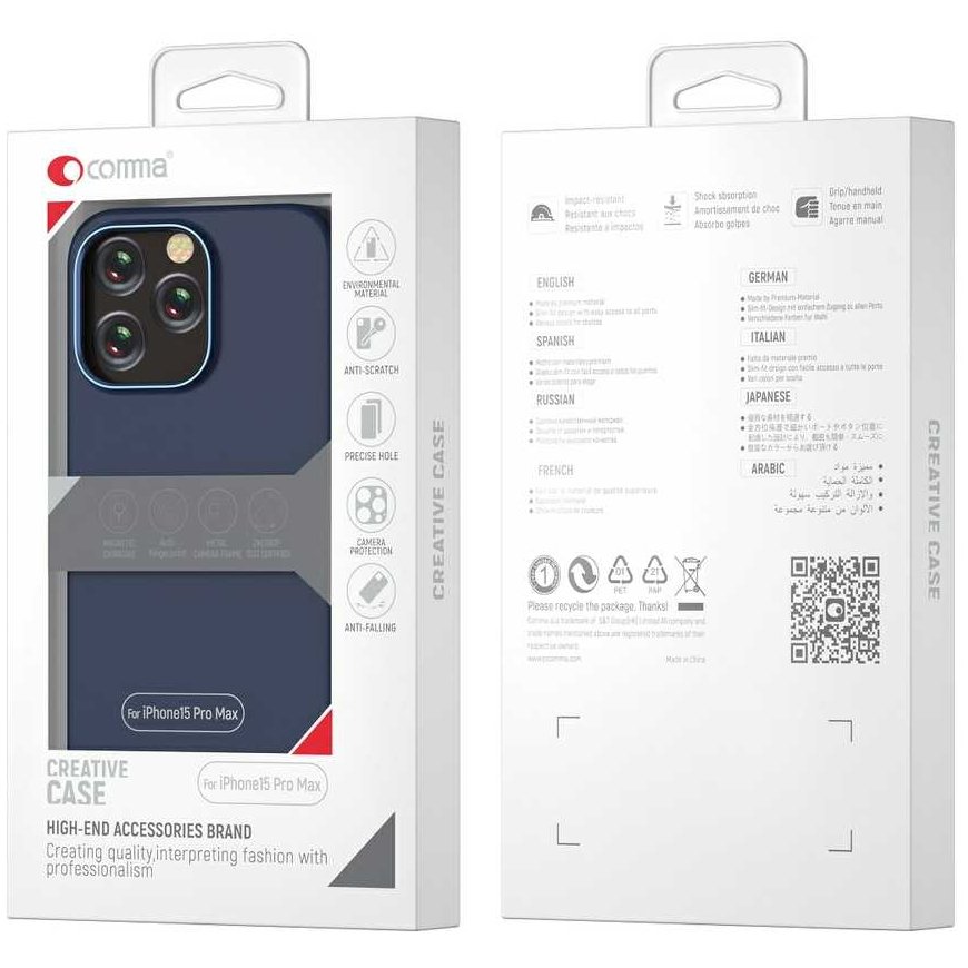 Comma Comma case Nature Mag for iPhone 15 Plus blue – 2