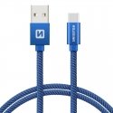 Swissten Textile Universal Quick Charge 3.1 USB-C Data and Charging Cable 1.2m Swissten Textile Universal Quick Charge 3.1 USB-C Data and Charging Cable 1.2m