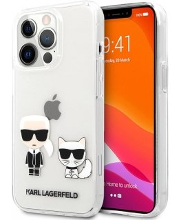 KLHCP13LCKTR Karl Lagerfeld PC|TPU Ikonik Karl and Choupette Cas