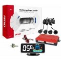 Atbulinės eigos parkavimo jutikliai juodi led 3d auksiniai 18 mm amio-03186