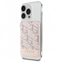 Guess Wallet Card Slot GUWMSHGCFSEP MagSafe GCube stripe różowy| Guess Wallet Card Slot GUWMSHGCFSEP MagSafe GCube stripe różowy|