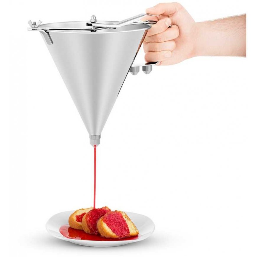 Royal Catering Dozownik pistolet do sosów nerūdijantis plienas Rinkinys 2L RCOF-2
