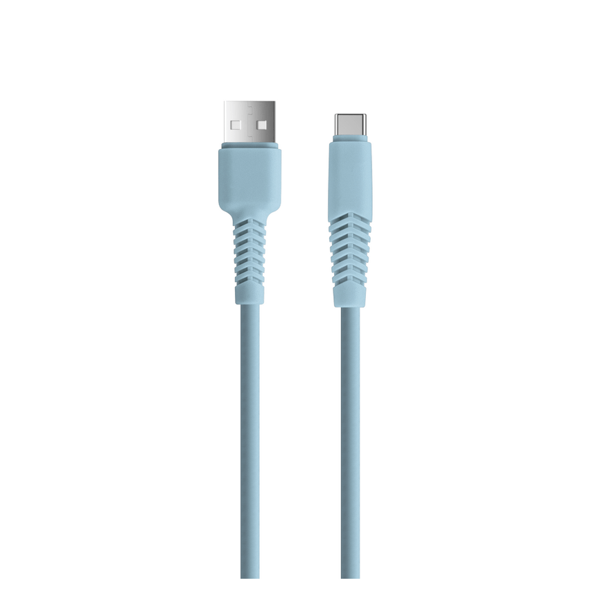 Setty cable USB - USB-C 1,5 m 2,1A KSA-C-1.523 blue