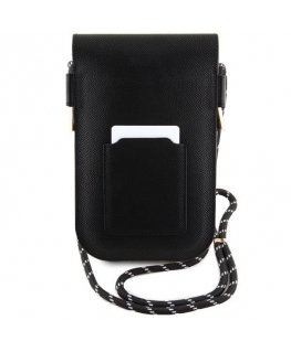 Hello Kitty Leather Hiding Kitty Cord bag - black